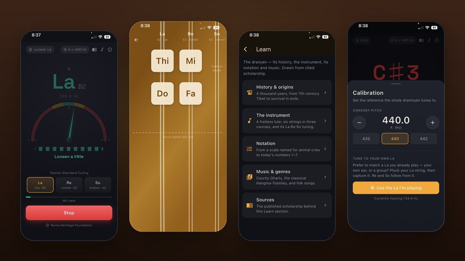 The Dranyen app shown across iPhone screens
