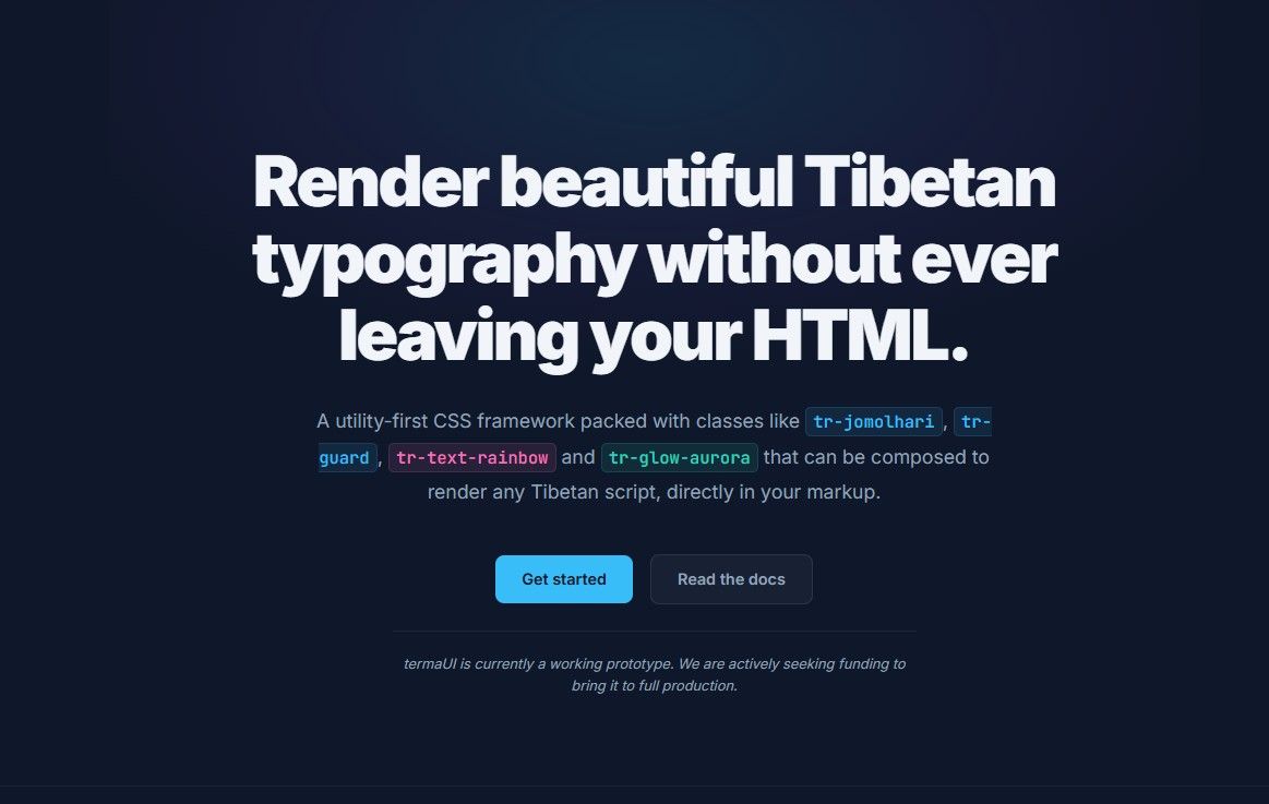 TermaType — Professional Tibetan Word Processor