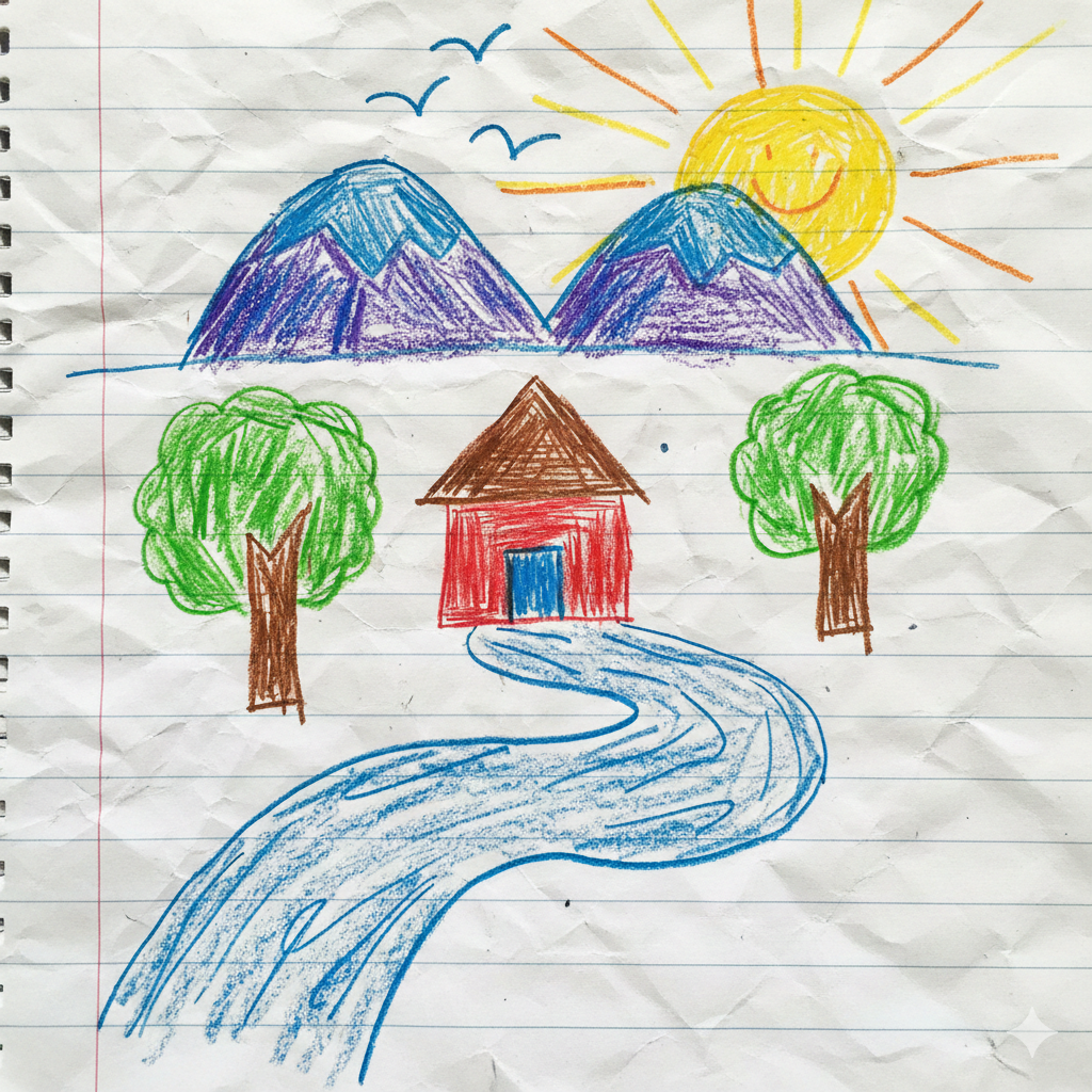 བྱིས་པའི་རི་མོ། རི་བོ། ཉི་མ། ཆུ་བོ། སྒོ་ཁང་། རྒྱ་གར་གྱི་བྱིས་པའི་རི་མོ་ཁྱབ་ཆེན།